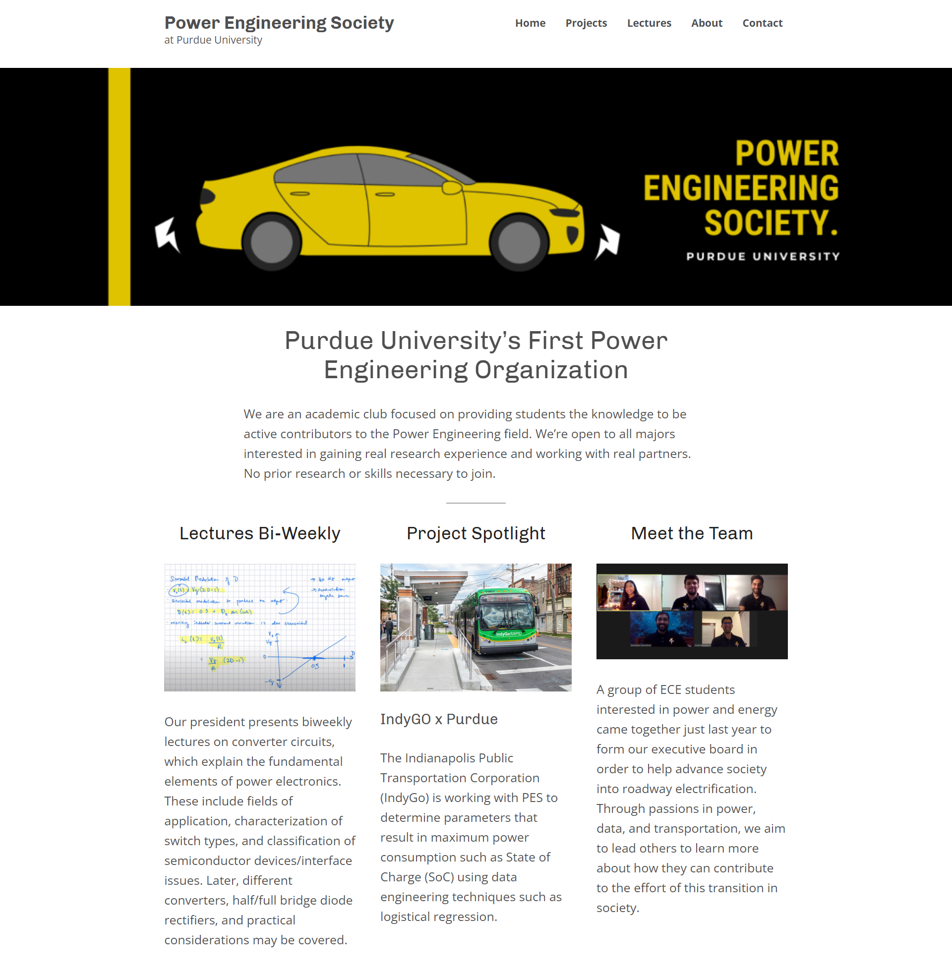 Power Engineering Society home page